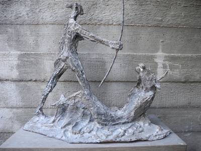 Aktaion, Bronze, 2012, H 53 cm