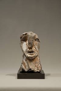 Thomas Junghans, Kopf (Platonischer Dialog), Bronze, 2014/15