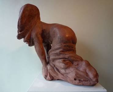 Grzimek, Erwachende, Zementguss, 1974, H 38 cm