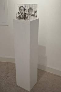 Schichten, Objekt, 2012, 26x26 cm, H 120 cm