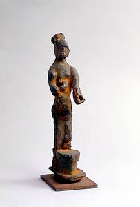 R. Szymanski, Nagelstatuette, Eisen, 1979