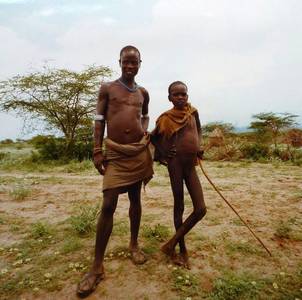 G. Bergmann, Vater und Sohn, Foto, 1982/83