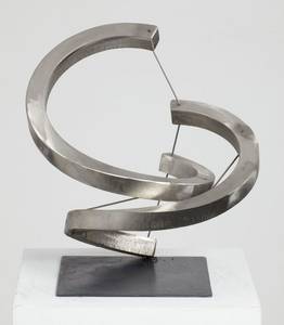 Raumspirale, Edelstahl, 2016