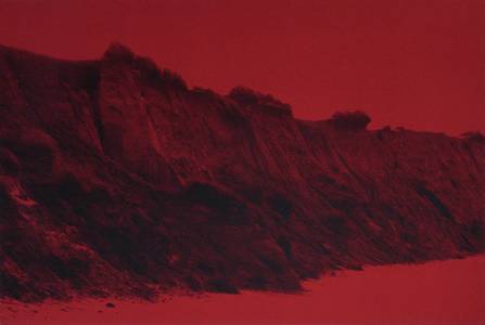 Rotes Riff, Jacquardgewebe, 2009, 180x270 cm