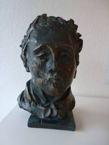 Christfried Präger, Porträt Georg Büchner, Bronze