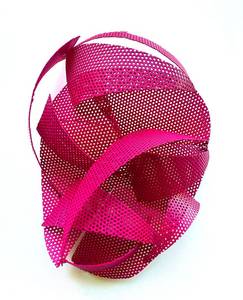 E. R. Nele, Maske, Aluminium, rosa, 2016