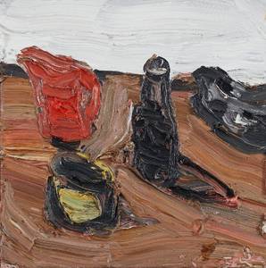 Stillleben, Öl/Leinwand, 2003, Format: 41 x 41 cm