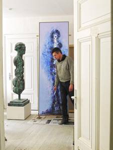 Armin Baumgarten im Atelier