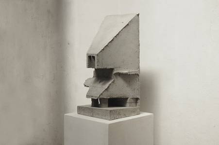 F. Grieshaber, Betonkopf, Beton, 2016/17, H 64 cm