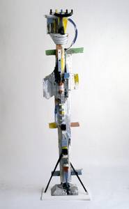 Menno Fahl, Königin, versch. Materialien, H 225 cm