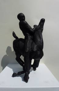 Grzimek, Reiter II, Bronze, 1967, H 30 cm