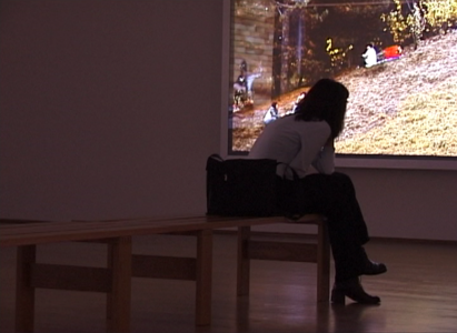 Lukas Einsele, Biljana oberserving storyteller, Video, 1999/2019