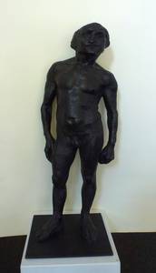 Grzimek, Bedrohter I, Bronze, 1969, H 74 cm